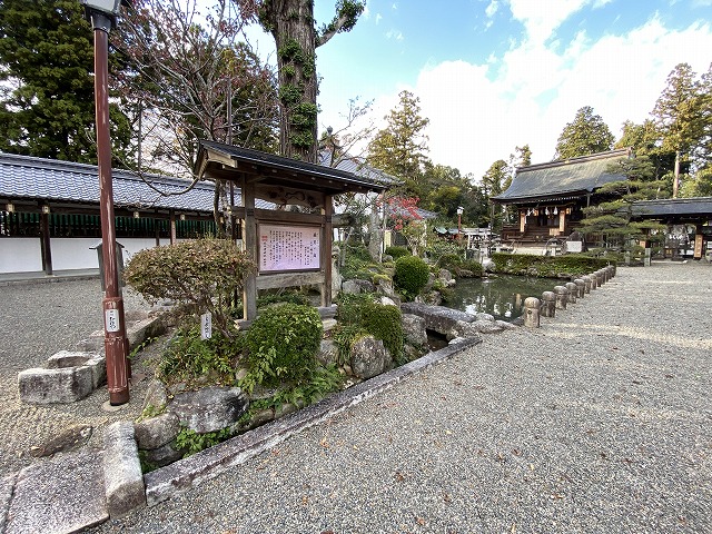 沙沙貴神社　庭園