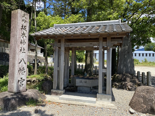 坂本神社八幡宮　手水舎