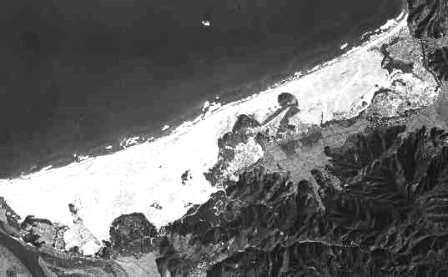鳥取砂丘の変化1948年