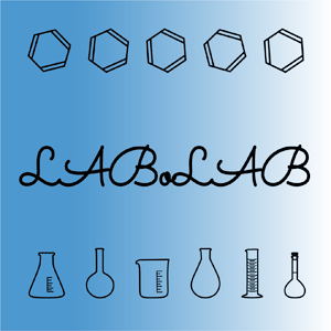 2022_LABoLAB(ベンゼンと実験器具モチーフたち)_logo_S