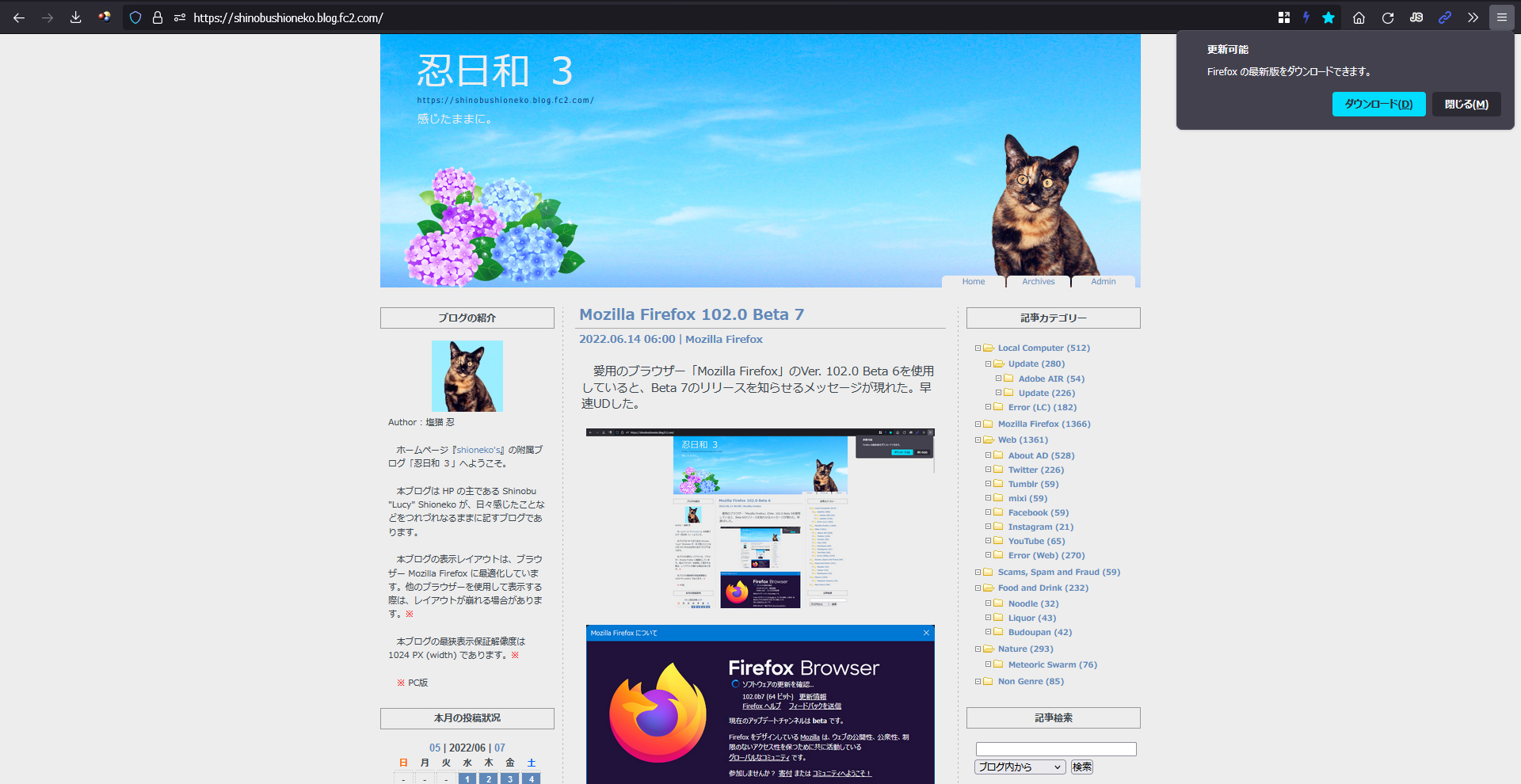 Mozilla Firefox 102.0 Beta 8