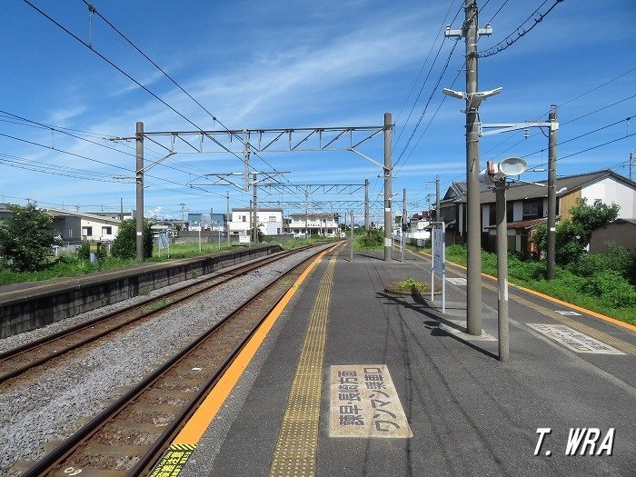 JR長崎本線湯江駅ホーム
