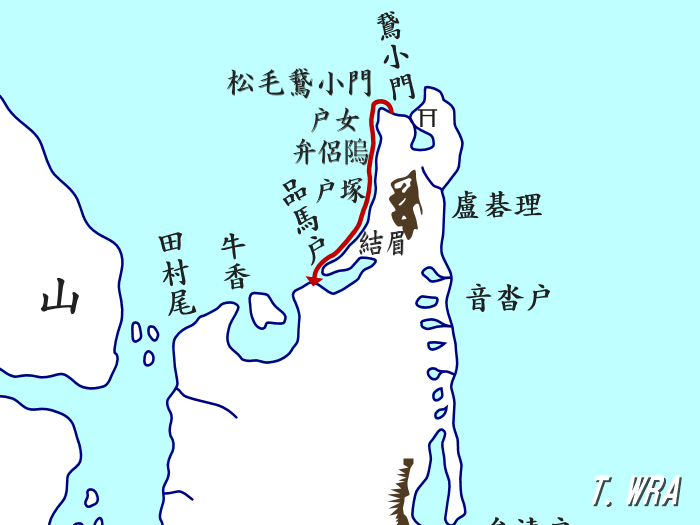樺太最北端の地図